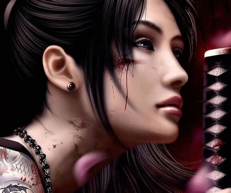 katana babe wallpaper download to your mobile from phoneky