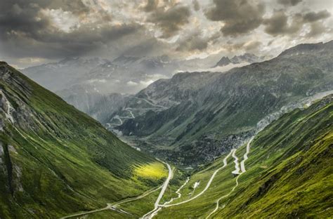 The Furka Pass Switzerlands Epic Mountain Road Adventure Bike Rider