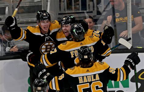 Jake Debrusk Pots Winner In Bruins Opening Night Win Boston Herald