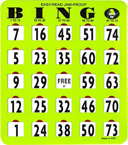 Best Large Print Bingo Cards For Visually Impaired Players All News