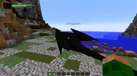 Minecraft How To Train Your Dragon 2 Toothless Mod Night Fury