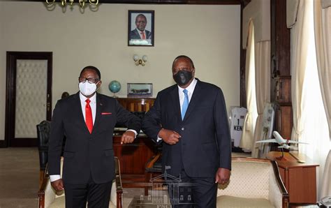 state house kenya on twitter 1 3 visiting malawi president his excellency dr lazarus chakwera