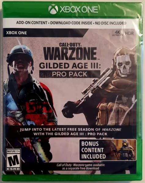 Call Of Duty Warzone Gilded Age Iii Pro Pack No Disc Xbox One Brand