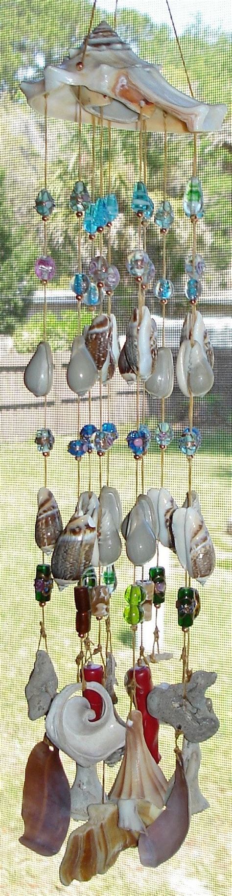 Wind chimes (or wind bells) plays a soothing music when it's windy. Wind Chime Sun Catcher Handmade Conch Sea by ...