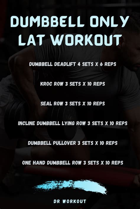 Best Dumbbell Lat Exercises With Videos Dr Workout