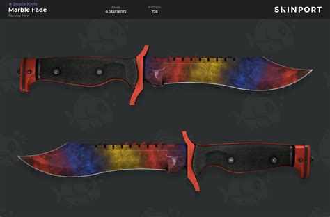 Bowie Knife Marble Fade Factory New Csgo Skinport