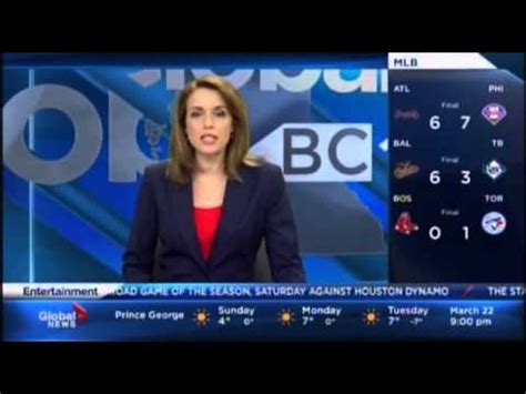Stay on top of british columbia with the latest in news, weather, sports and interviews. Global News BC 1 - Newscast open - YouTube