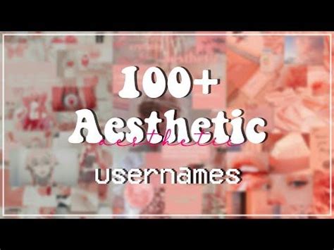 Aesthetic Usernames Untaken On Roblox Part Youtube