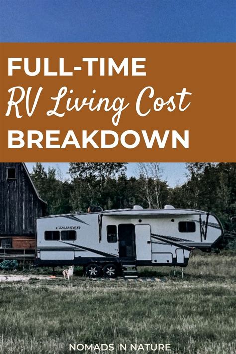 Cost Of Living In An Rv Full Time 2023 Update — Nomads In Nature