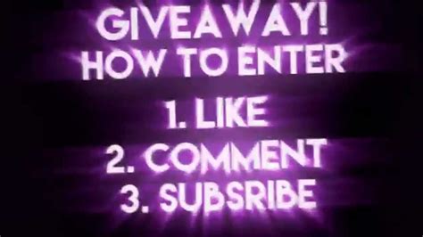 Giveaway Closed Youtube