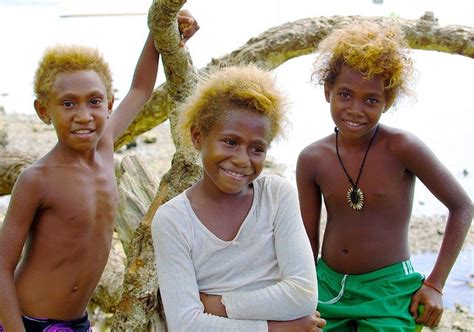 melanesians the blonde afros from solomon islands black to blonde hair blonde afro solomon