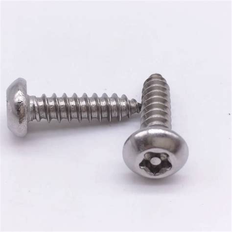 Security Self Tapping Screws Torx Star Pin In Head Countersunk Flat Head Stainless Steel Wkooa
