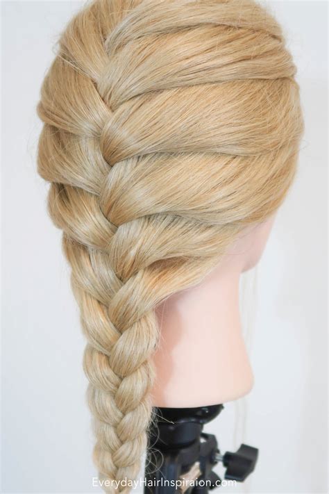 How To French Braid Way Of Adding Hair Everyday Hair Inspiration French Braids