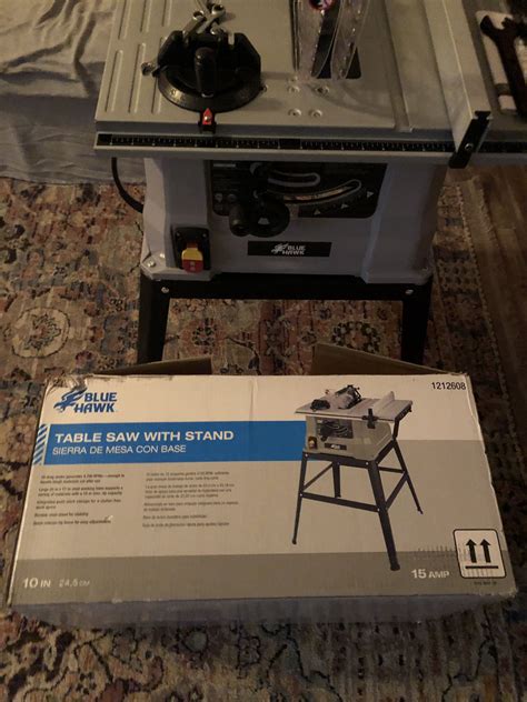 Blue Hawk 10” 15 Amp Table Saw With Stand For Sale In Columbus Oh
