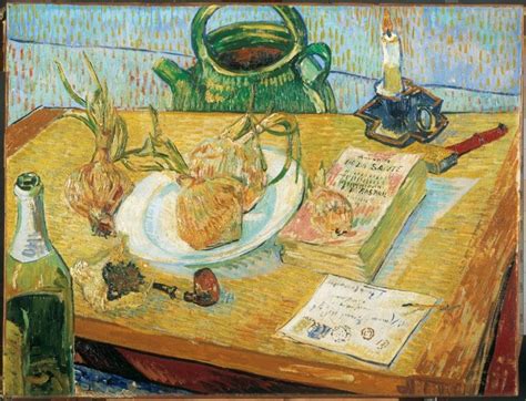 Foto Vincent Van Gogh Still Life With A Plate Of Onions Beginning Of