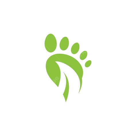 Foot Care Logo Template Vector Icon Illustration Reflexology Nature