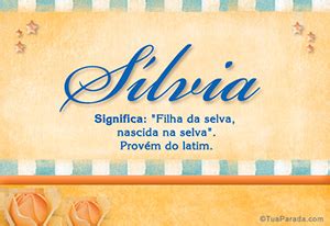 Significado do nome Sílvia origem do nome de bebê Sílvia Tua Parada