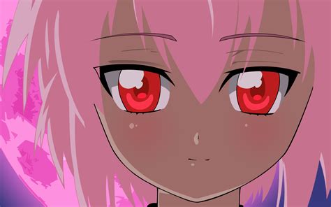 Wallpaper Anime Girl Hair Pink Eyes Red X Goodfon The Best Porn Website
