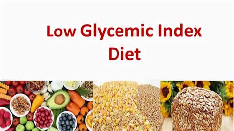 Low Glycemic Index Diet Youtube