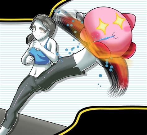 Wii Fit Trainer Smash Bros Kirby