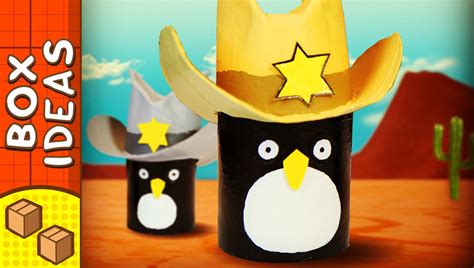 Maybe you would like to learn more about one of these? DIY Penguin Cowboy Hat | Craft Ideas For Kids | Box Ideas - YouTube | Cowboy hat crafts, Hat ...