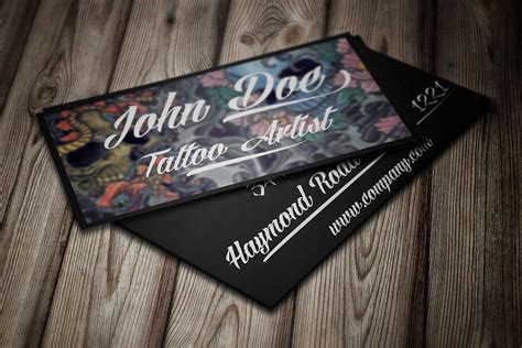 Tattoo Business Card Templates