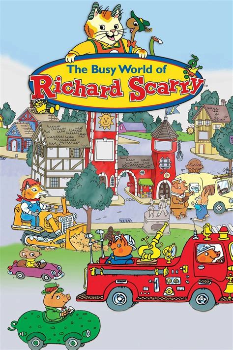 The Busy World Of Richard Scarry 🎂 1994 Richard Scarry Pinned Up