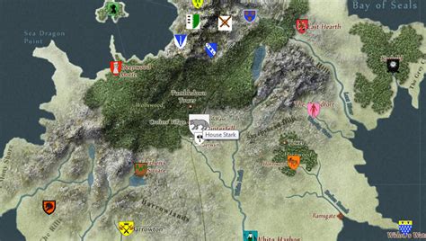 Game Of Thrones Interactive Map Allows You To Explore The Seven Kingdoms