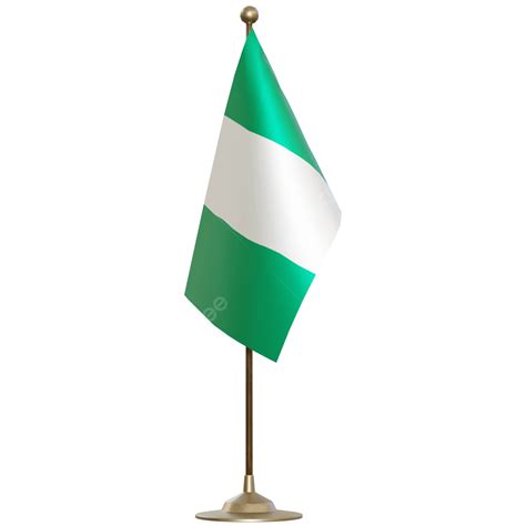 Nigeria Flag With Pole Nigeria Flag Post Nigeria Flag Nigeria Flag