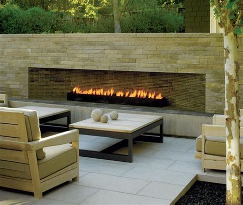 40 Amazing Modern Outdoor Fireplace Ideas Any More Decor Modern Outdoor Fireplace Patio