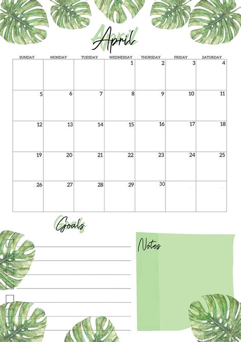 Calendário Abril 2020 Para Imprimir A5 Study Planner Daily Planner