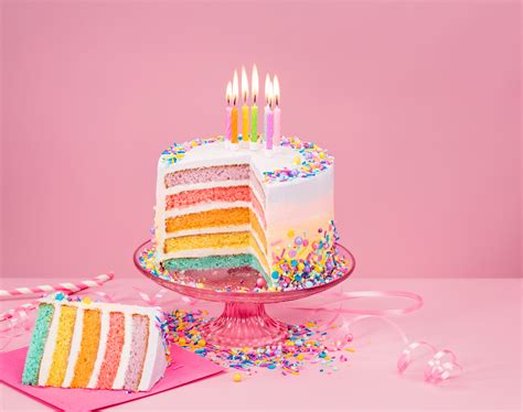 Pink Birthday Cake Hd Celebrations 4k Wallpapers Imag