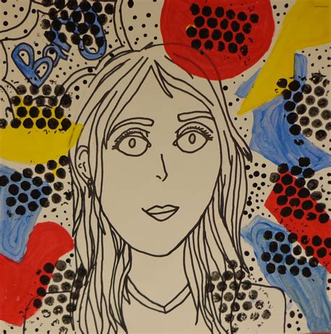 The Art Factory Lichtenstein Style Self Portraits
