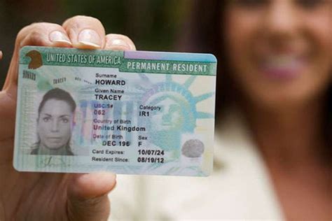 I 551 permanent resident card. Imigrar EUA