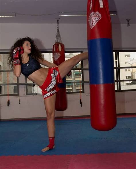 Kick Boxing Girl Boxing Girl Female Martial Artists