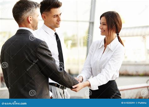 Business Women Communicating With Each Other Stock Photo