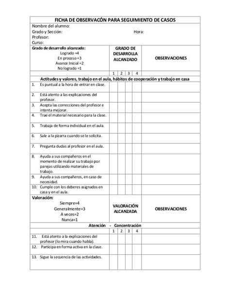 A Spanish Document With The Words And Numbers For Each Item In It