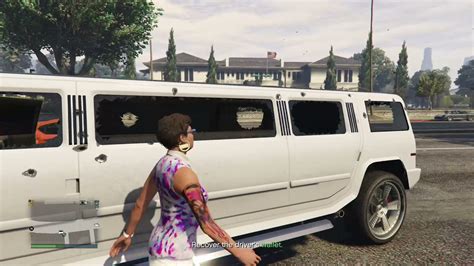 Gta 5 The Contract Dlc Limo Location Female Gameplay Xbox One Youtube