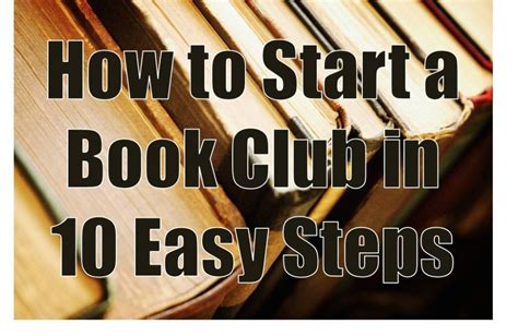 How To Start A Book Club In 10 Easy Steps Under The Tapestry