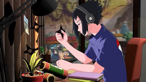 Naruto Vibes Sasuke Study Lofi Version ~ Lofi Hip Hop Chill Beats
