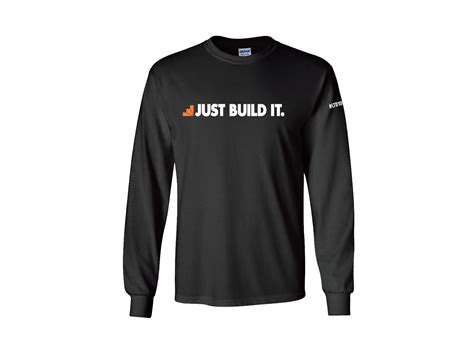 Just Build It Longsleeve Unisex T Shirt Ltd Tees