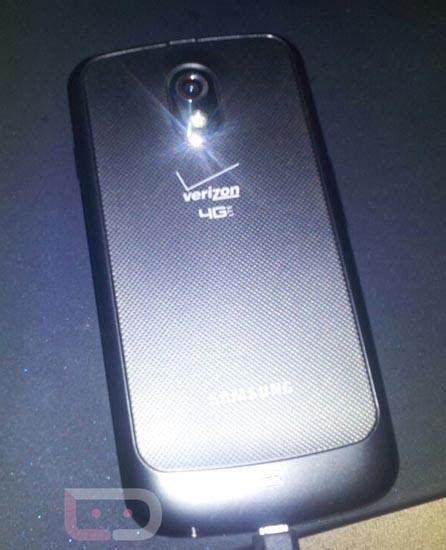 Verizon Galaxy Nexus And Its Rear Branding Shown Off Again In Leaked