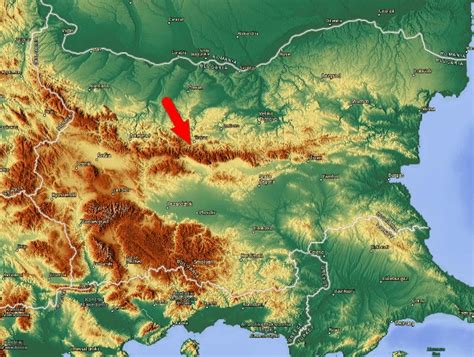 Location Of Central Stara Planina Mts Download Scientific Diagram