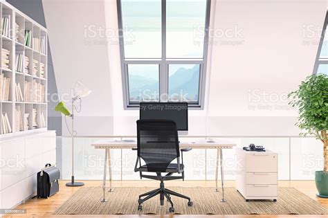 Modern Loft Home Office Interior Stock Photo Download Image Now
