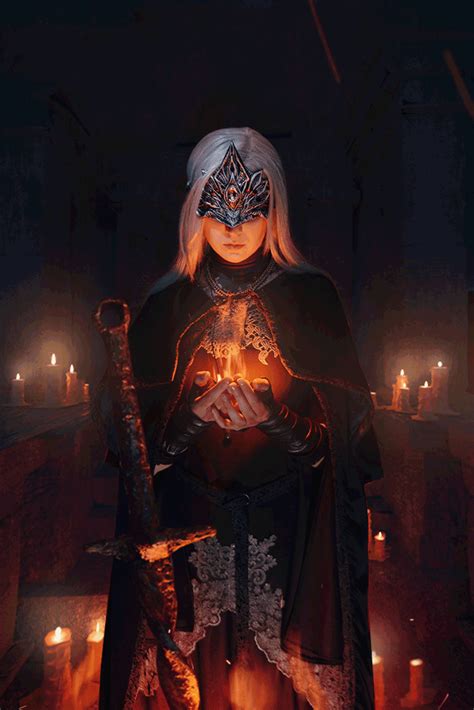 Пламенный косплей Хранительницы огня из Dark Souls 3 Канобу
