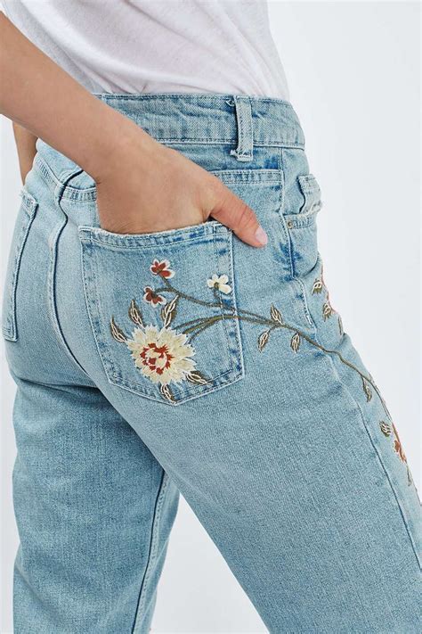 I am passionate about clothes, sewing, fabrics, fashion and surface design techniques in no particular order and absolutely love writing about all of these including what i learn, what i experience, and what i have bought to do all these. MOTO Floral Embroidered Mom Jeans | For women, Mom and ...