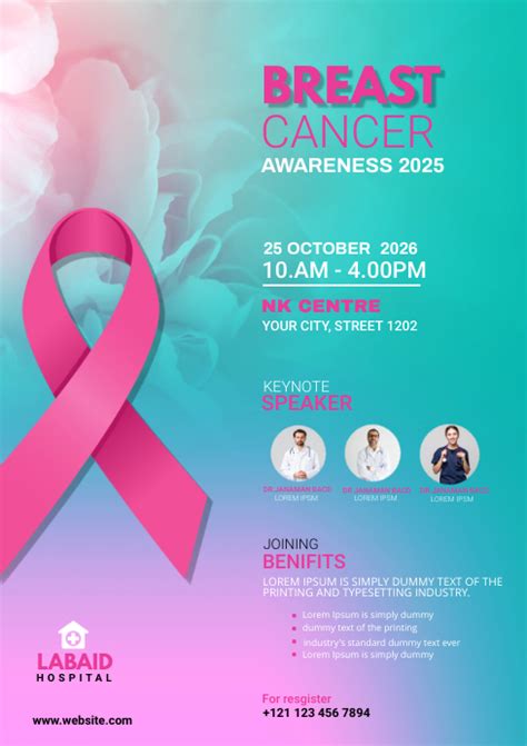 Copy Of Breast Cancer Awareness Flyer Postermywall