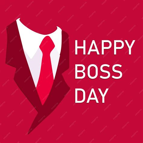 Premium Vector Happy Bosss Day Template For Background Banner Card
