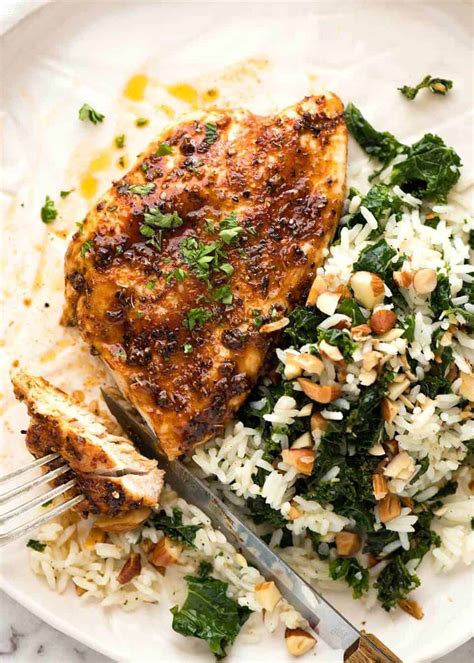 Place the chicken in the pan, leaving space between each piece and. Oven Baked Chicken Breast | RecipeTin Eats
