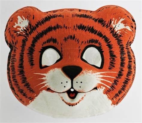 Vintage Collegeville Hallmark Tiger Halloween Mask S Etsy